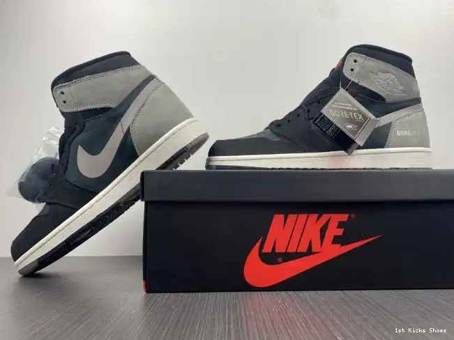 1st Kicks Black High Retro DB2889-001 Grey 1 Jordan Element Particle Gore-Tex 0602